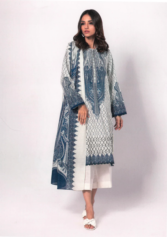 Printed Light Khaddar Suit