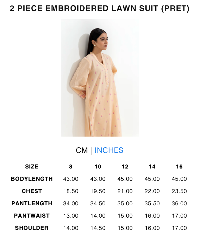 Embroidered Lawn Suit