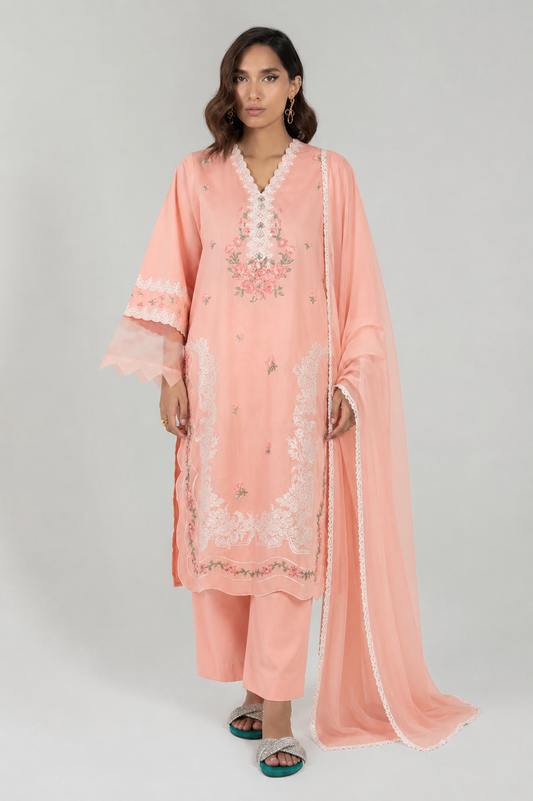 Embroidered Lawn Suit