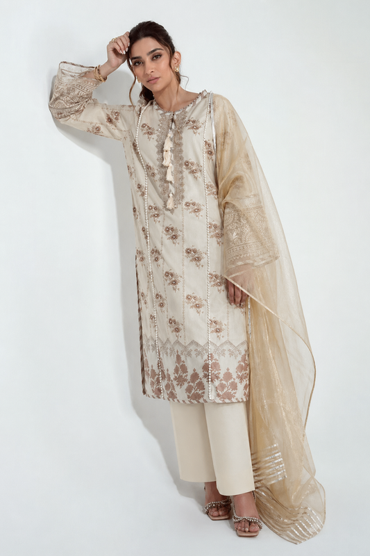Embroidered Lawn Suit