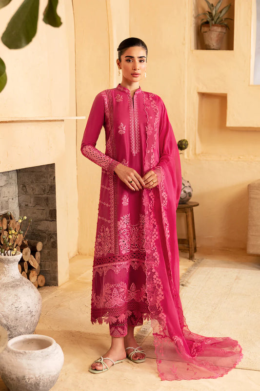 Pink Cambric Cotton Suit