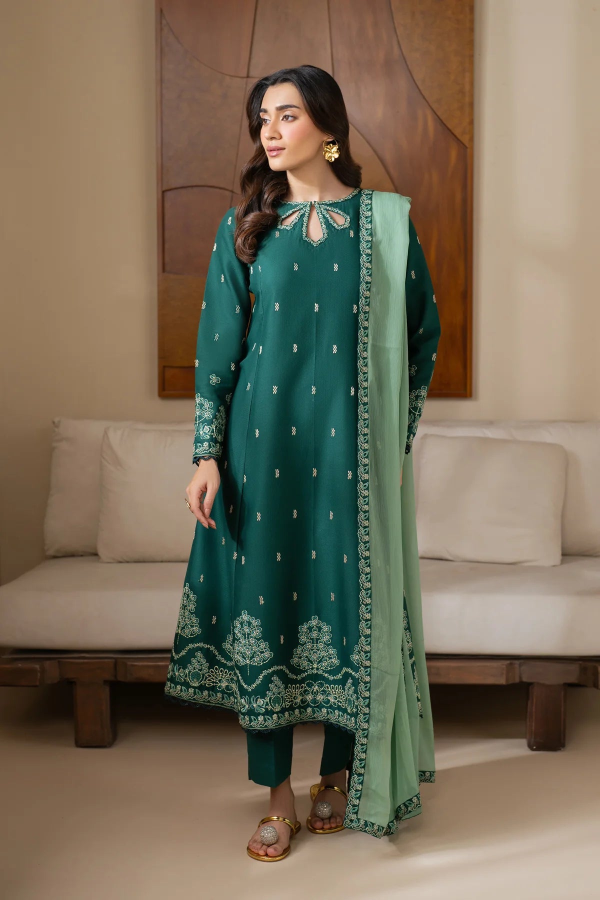 Embroidered Lawn Suit