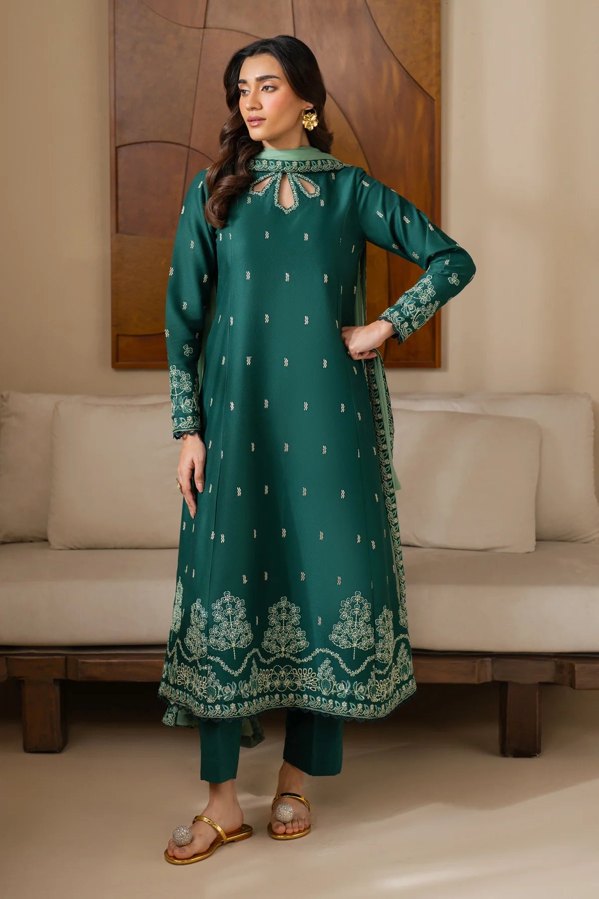 Embroidered Lawn Suit