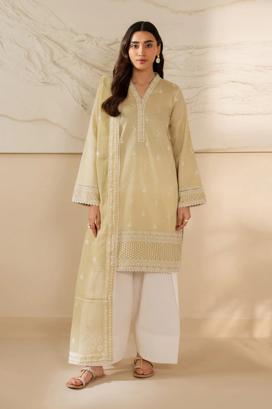 Embroidered Lawn Suit