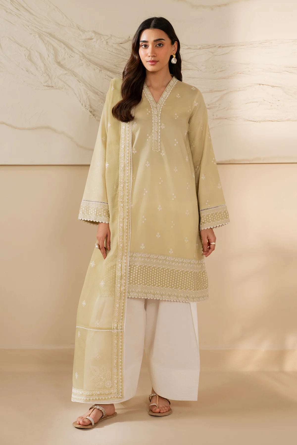 Embroidered Lawn Suit