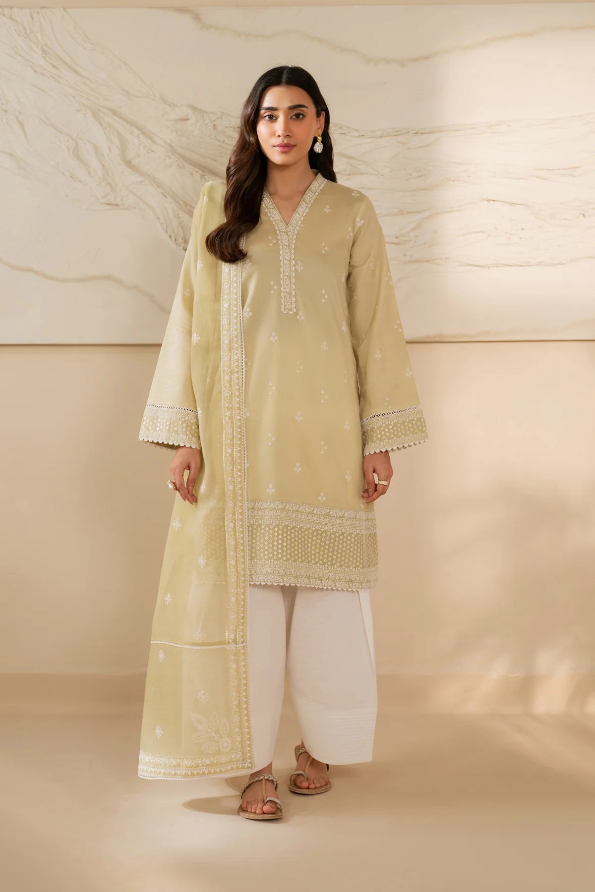 Embroidered Lawn Suit