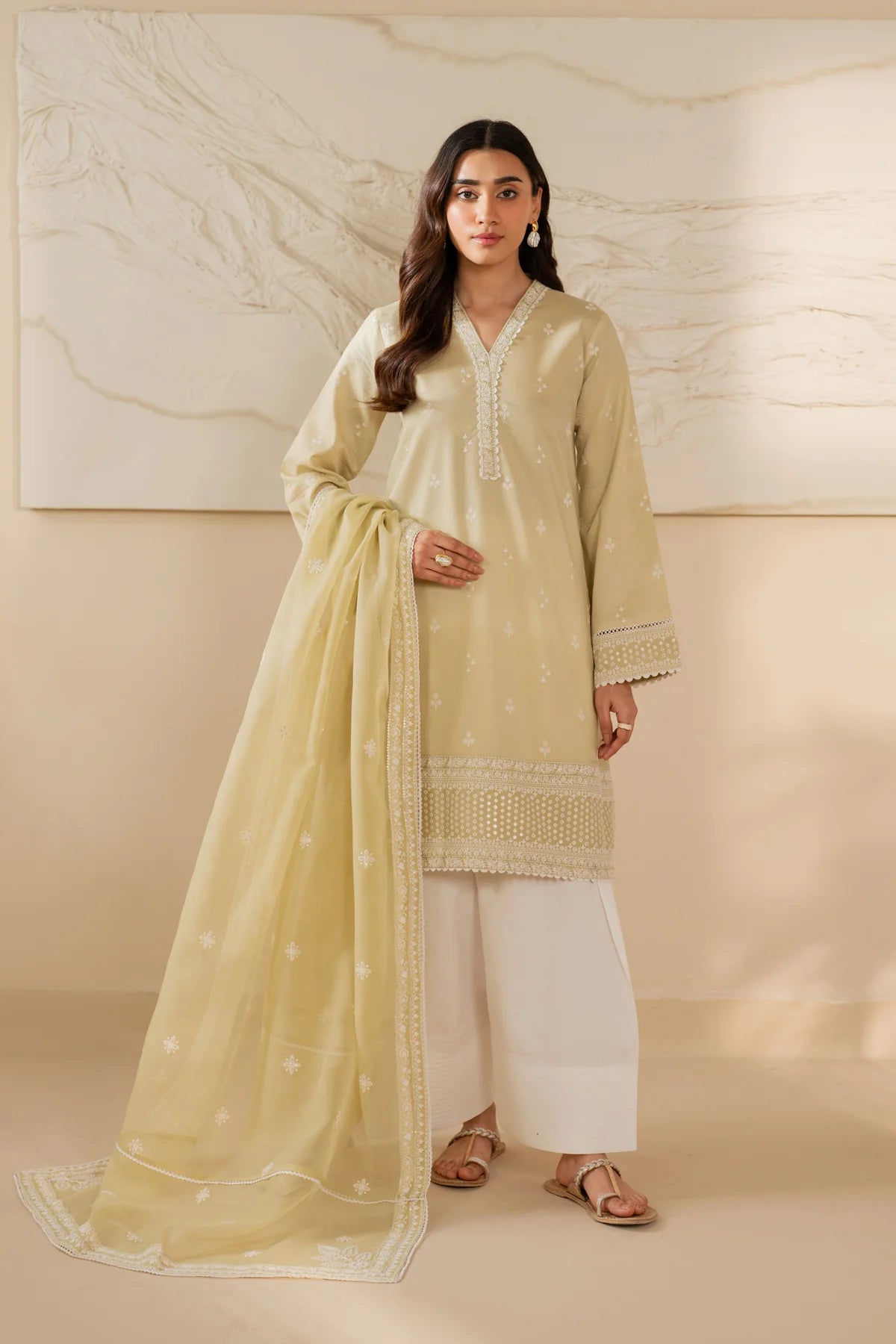 Embroidered Lawn Suit