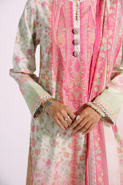Pink Printed Lawn Suit