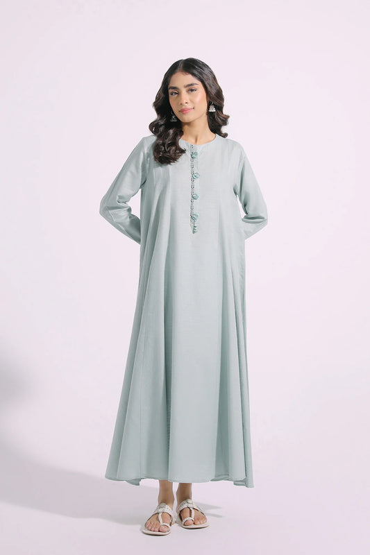 Blue lawn frock