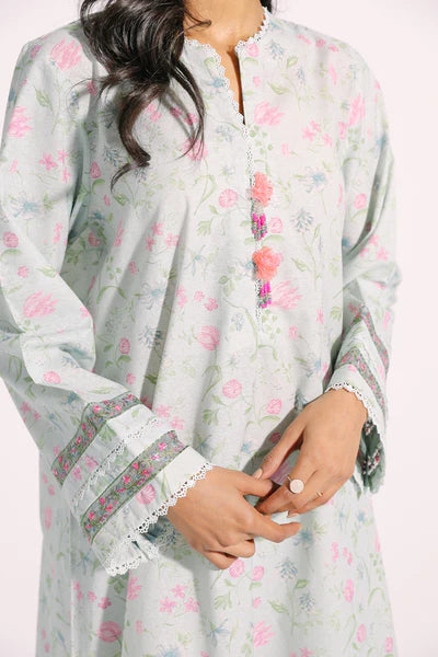 Blue printed Suit