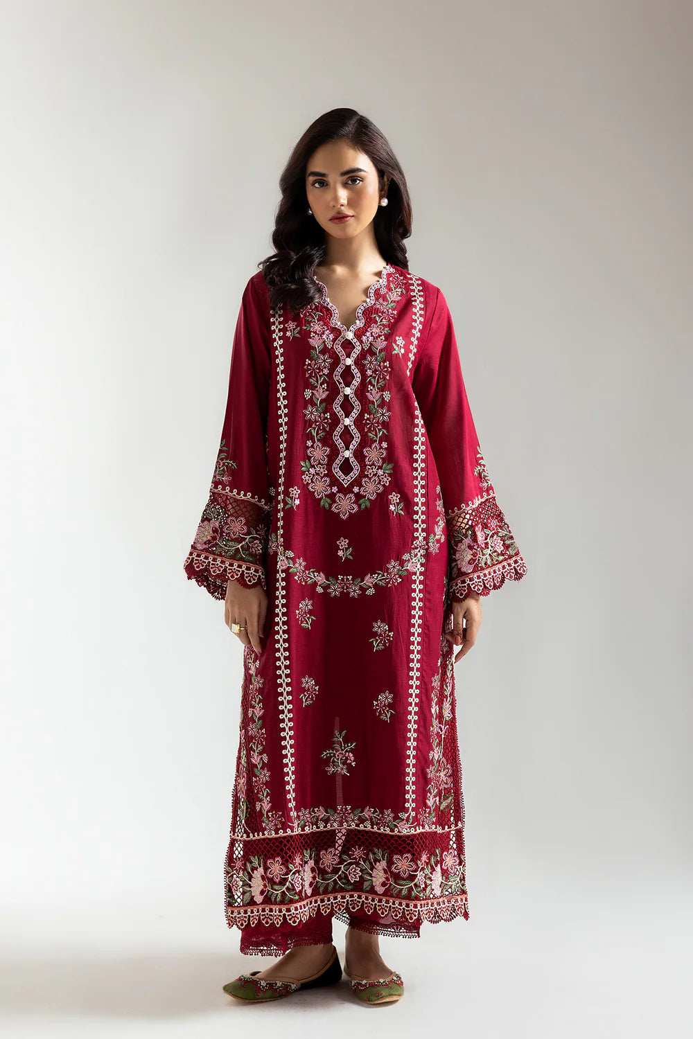 Embroidered suit