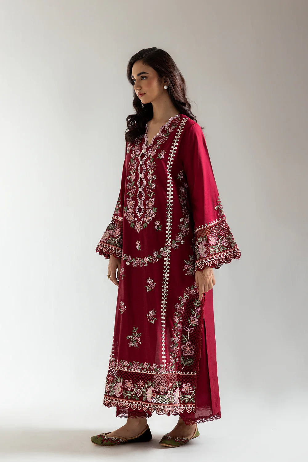 Embroidered suit