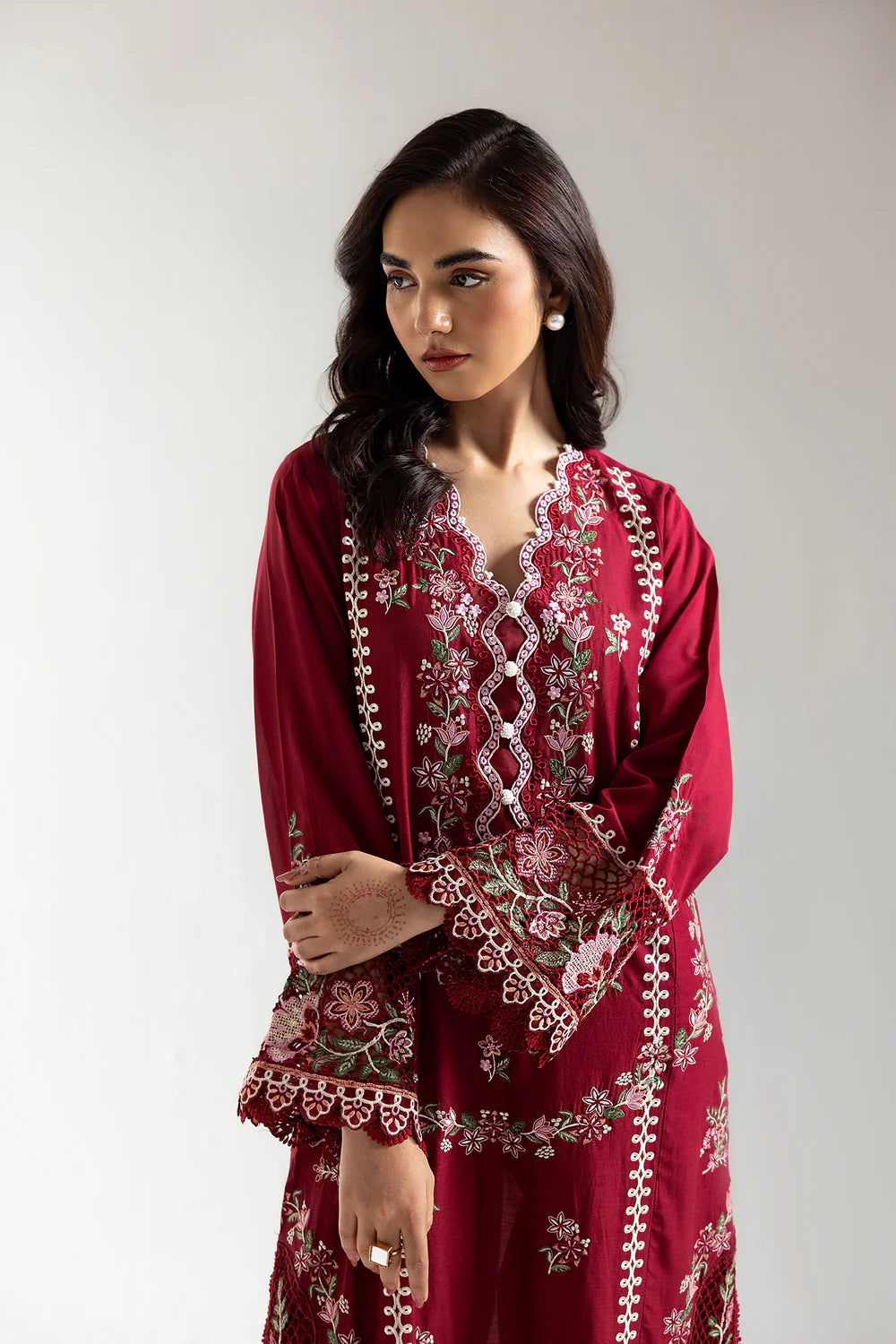 Embroidered suit