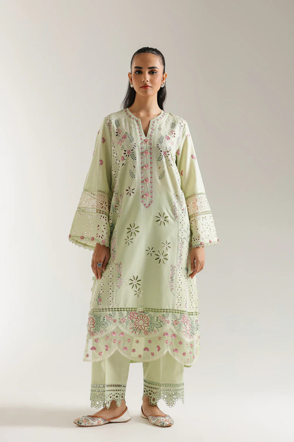 Embroidered suit