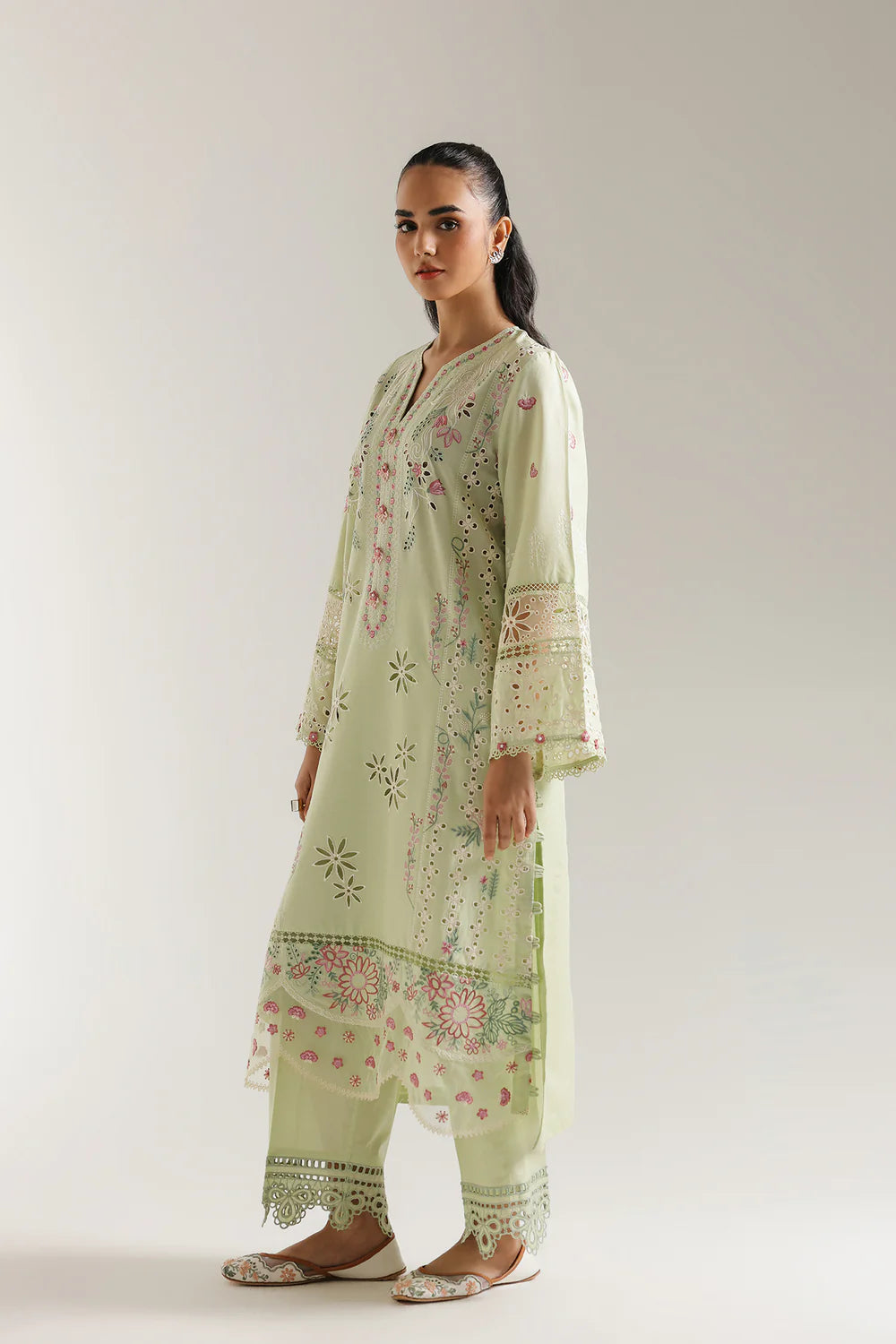 Embroidered suit