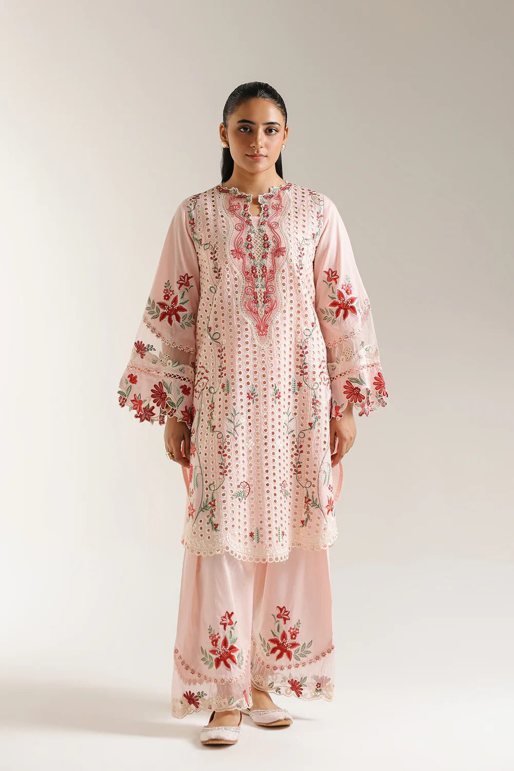 Embroidered suit