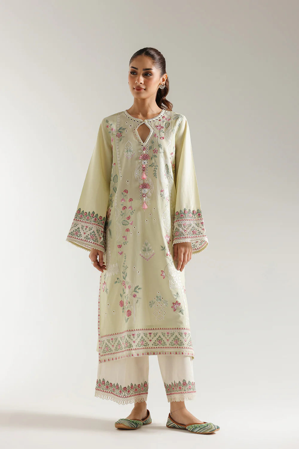 Embroidered suit