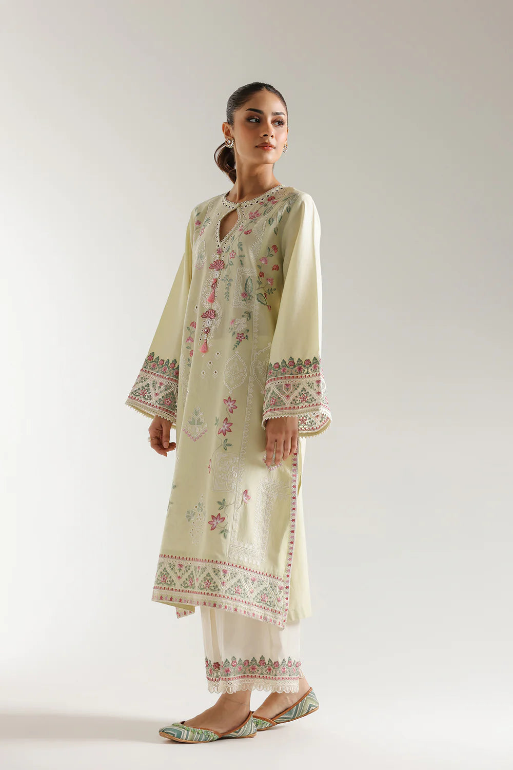 Embroidered suit