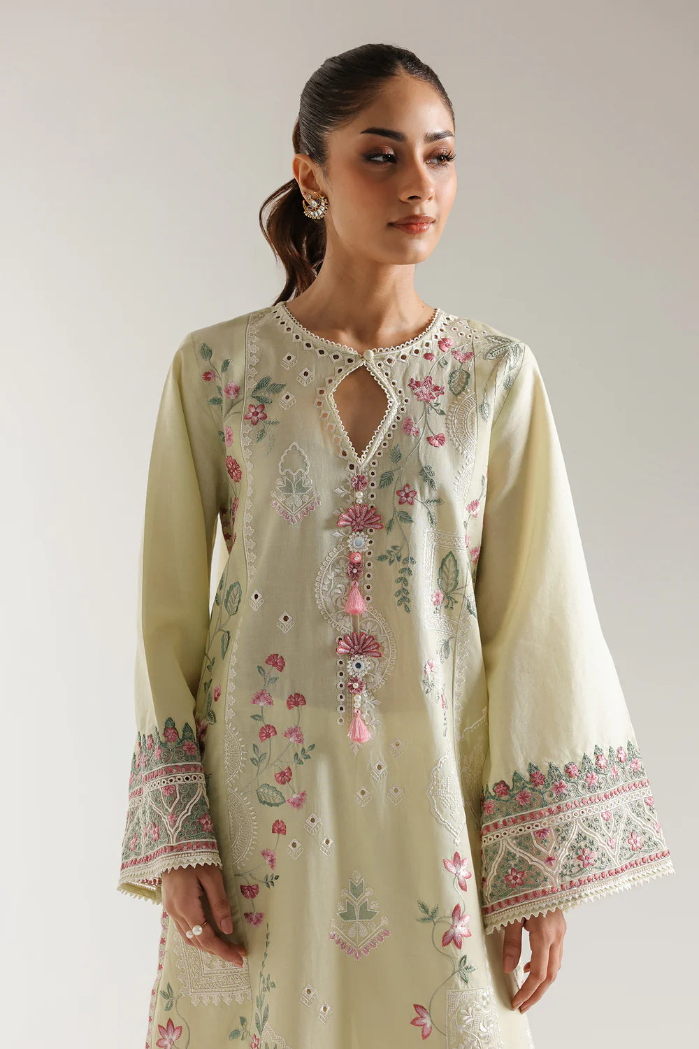 Embroidered suit