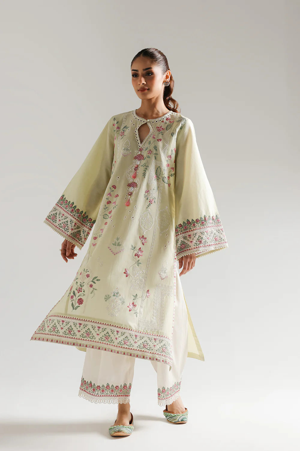 Embroidered suit