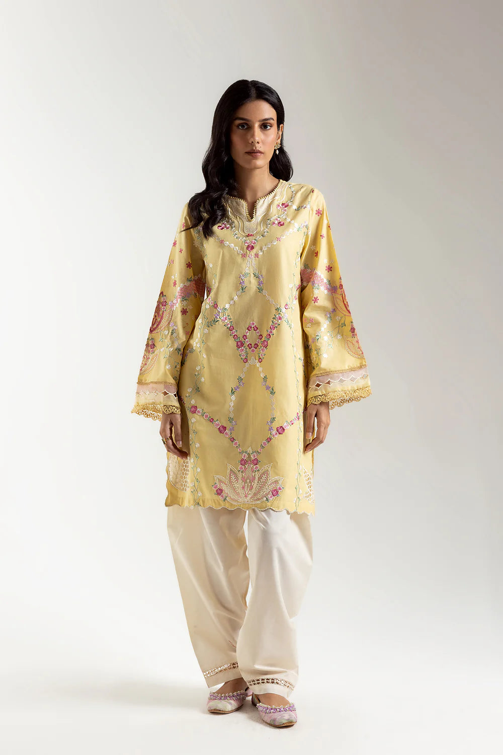 Embroidered suit