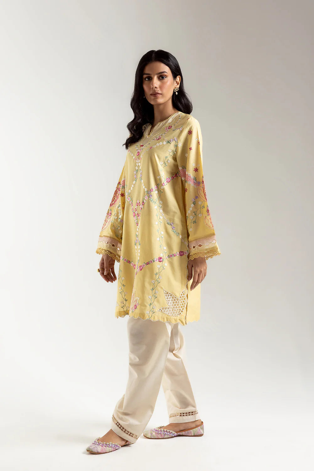 Embroidered suit