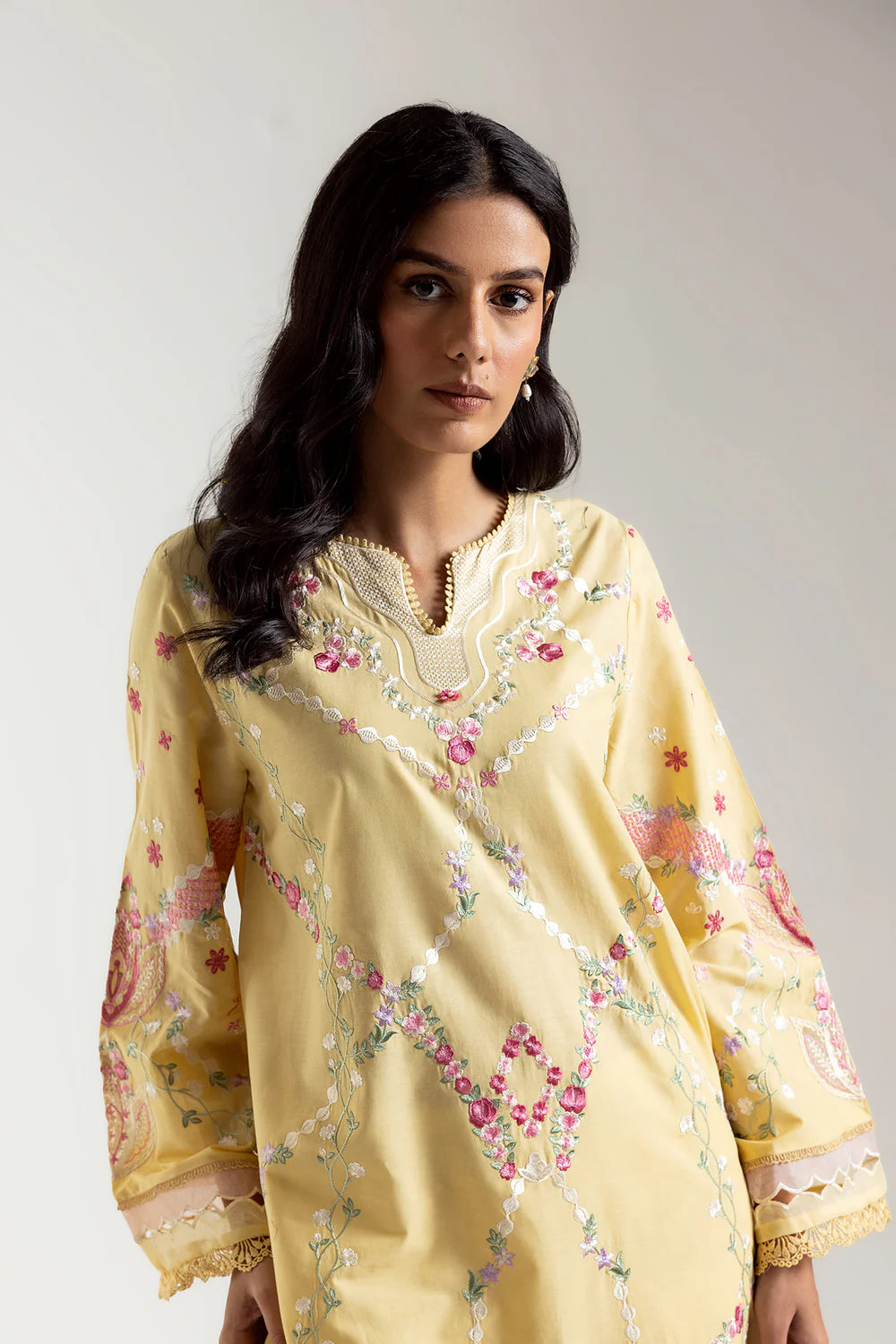 Embroidered suit