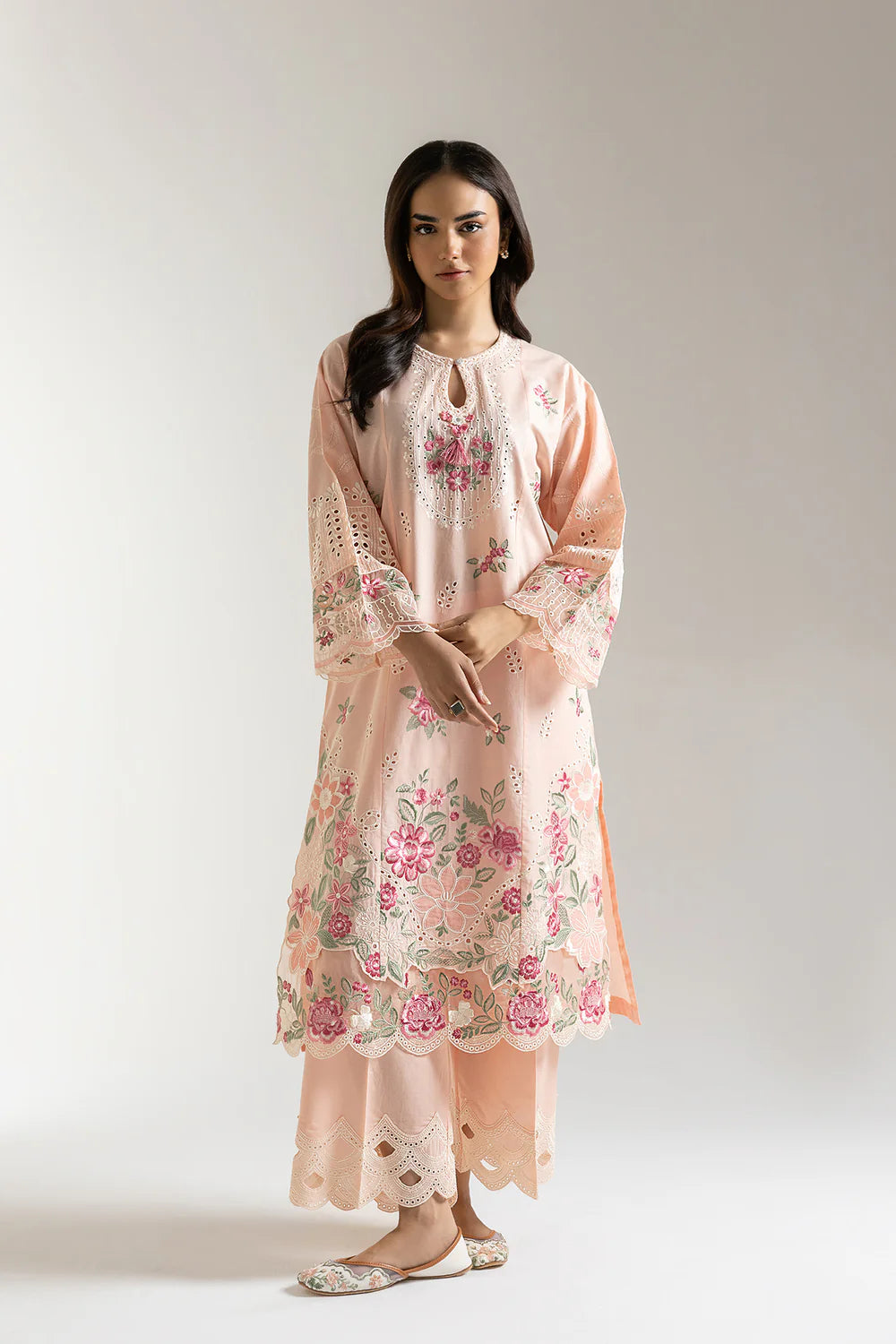 Embroidered suit