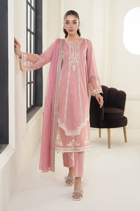 Embroidered Lawn Suit