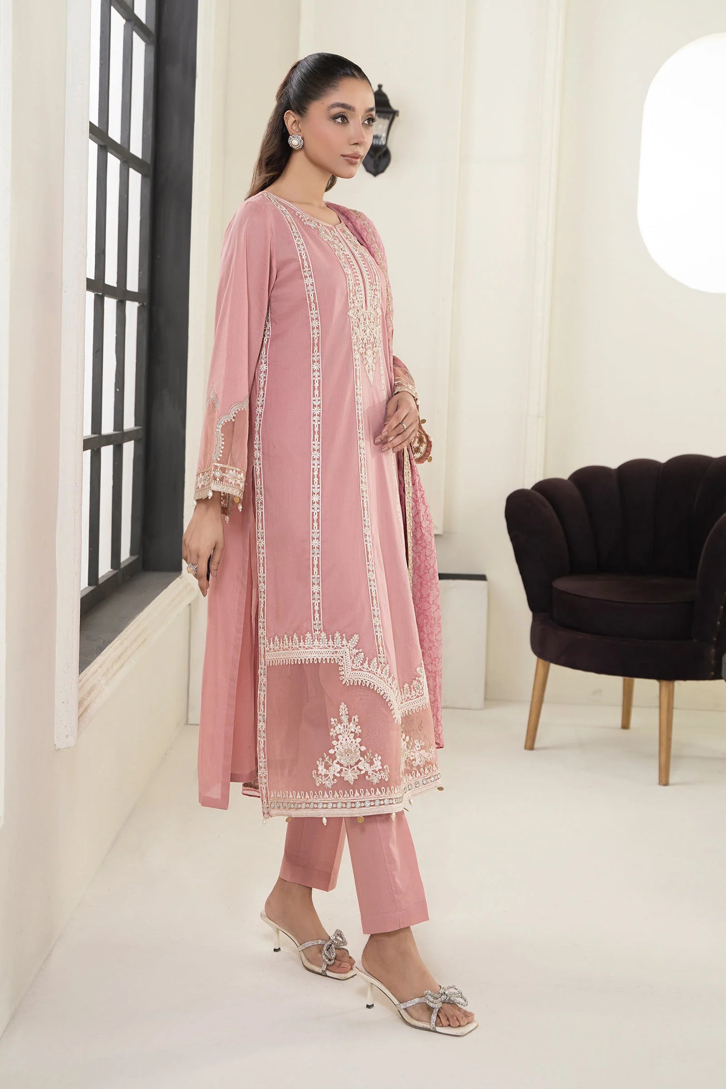 Embroidered Lawn Suit