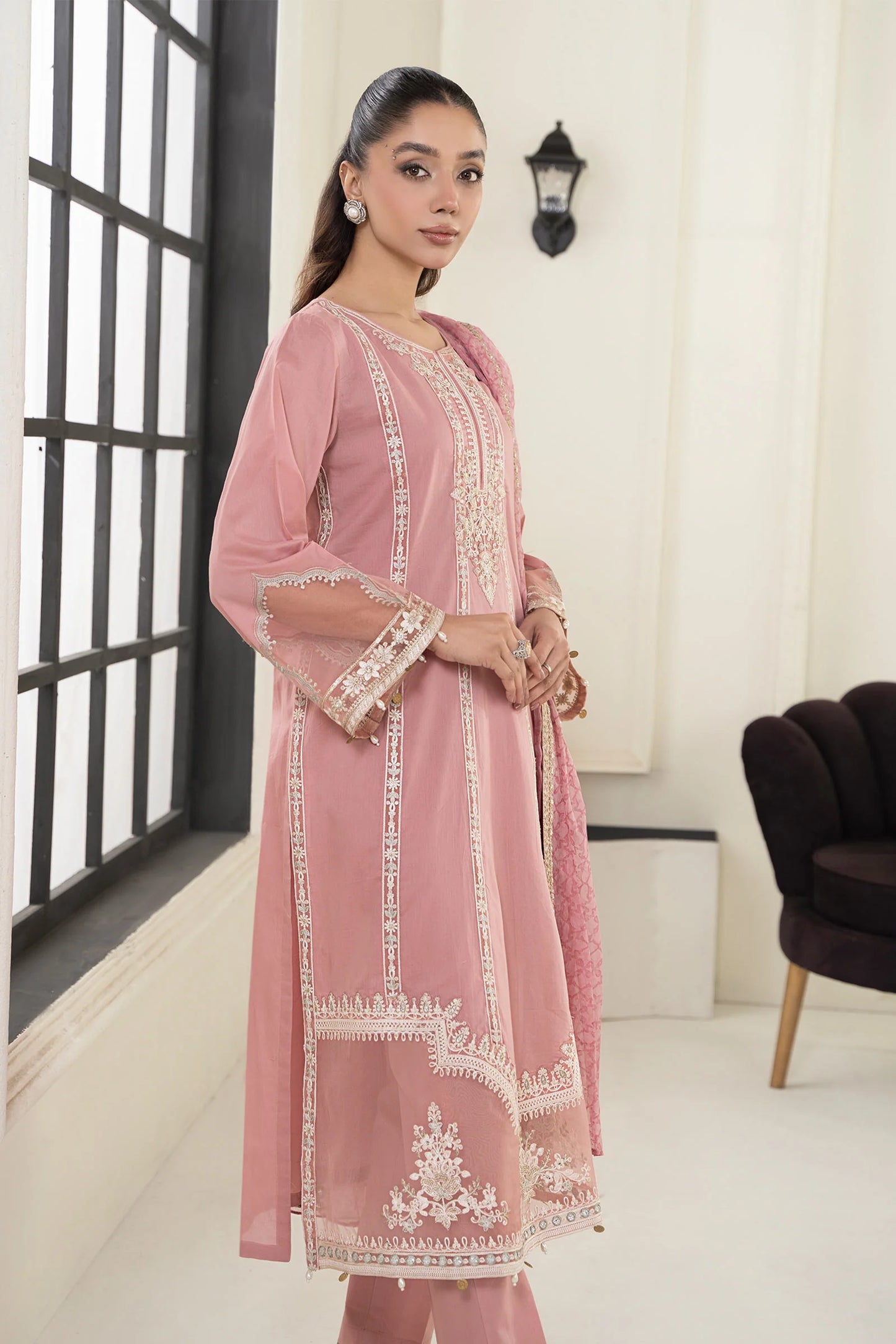 Embroidered Lawn Suit