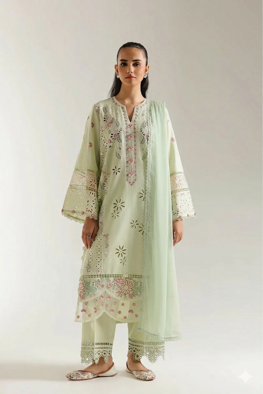 Embroidered suit