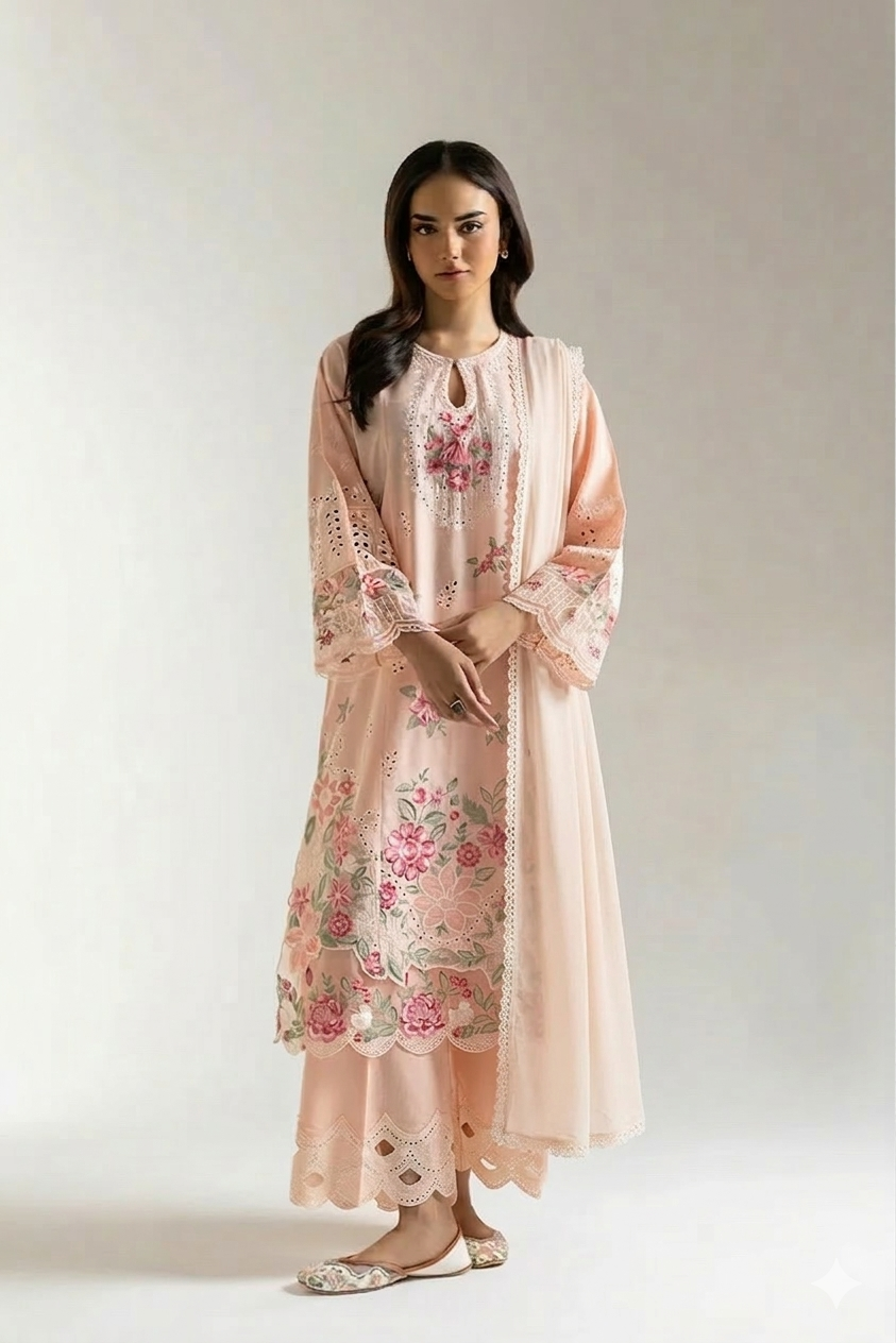 Embroidered suit