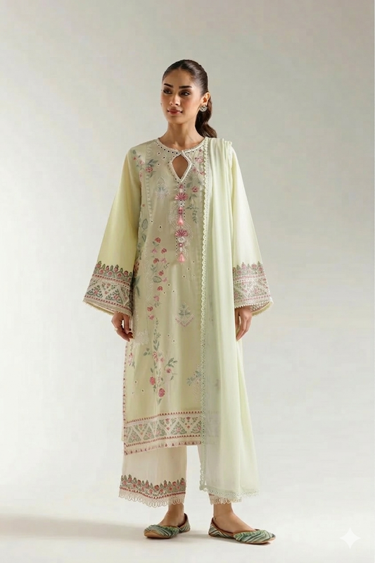 Embroidered suit