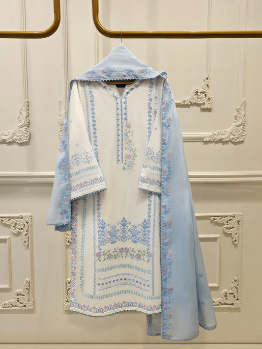 Embroidered Lawn Suit