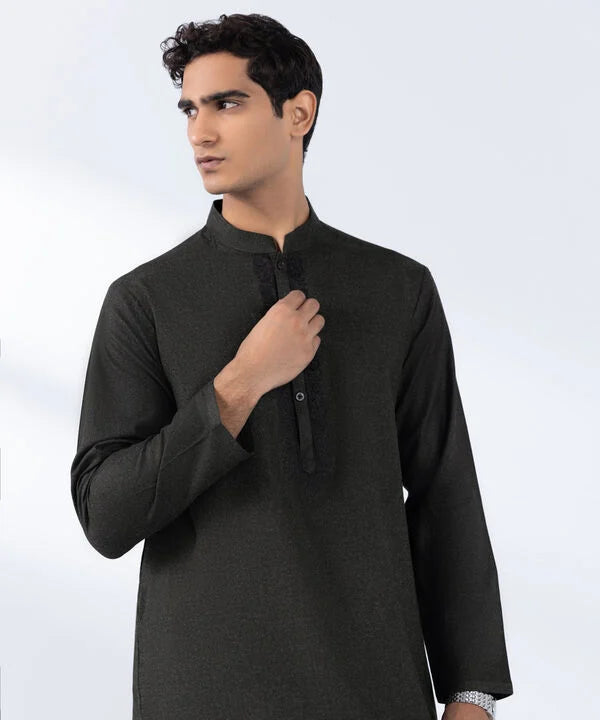 Embroidered Wash and Wear Kurta