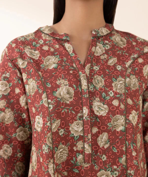 Printed Khaddar Suit