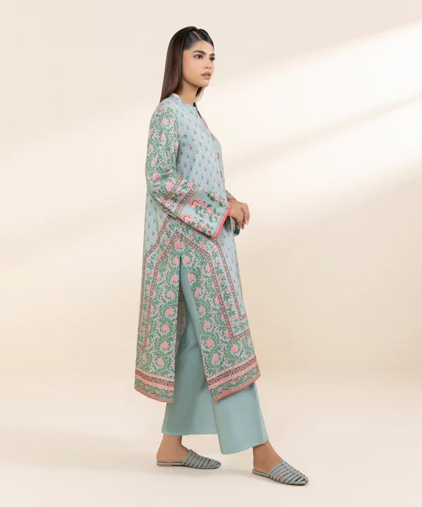 Printed Linen Suit