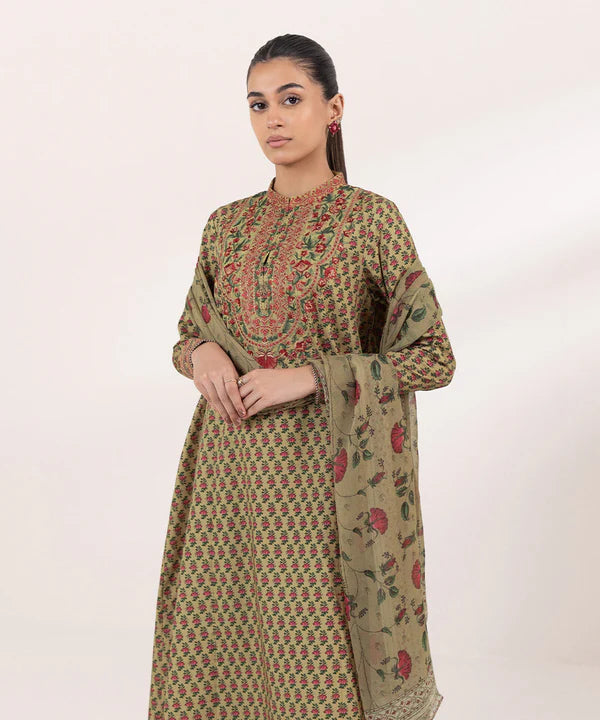 Embroidered Cambric Suit