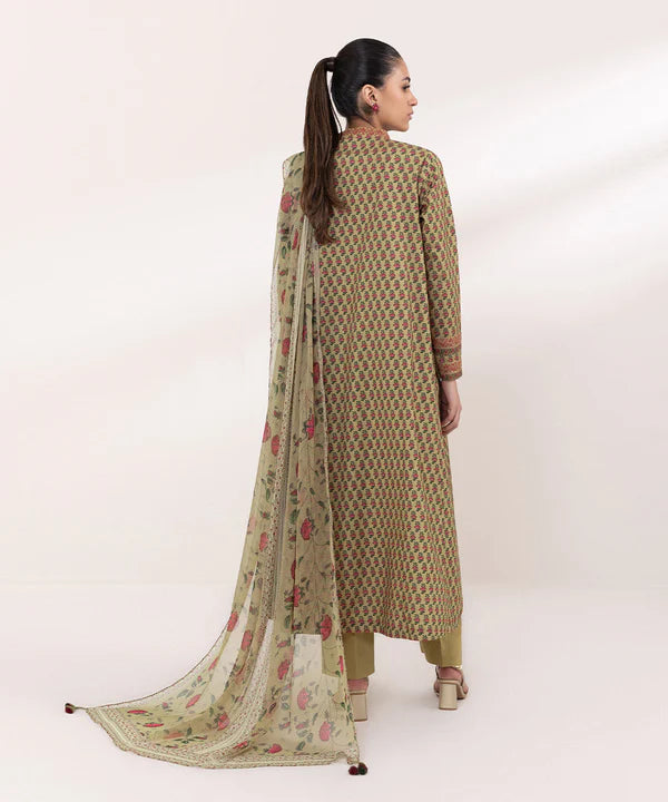 Embroidered Cambric Suit