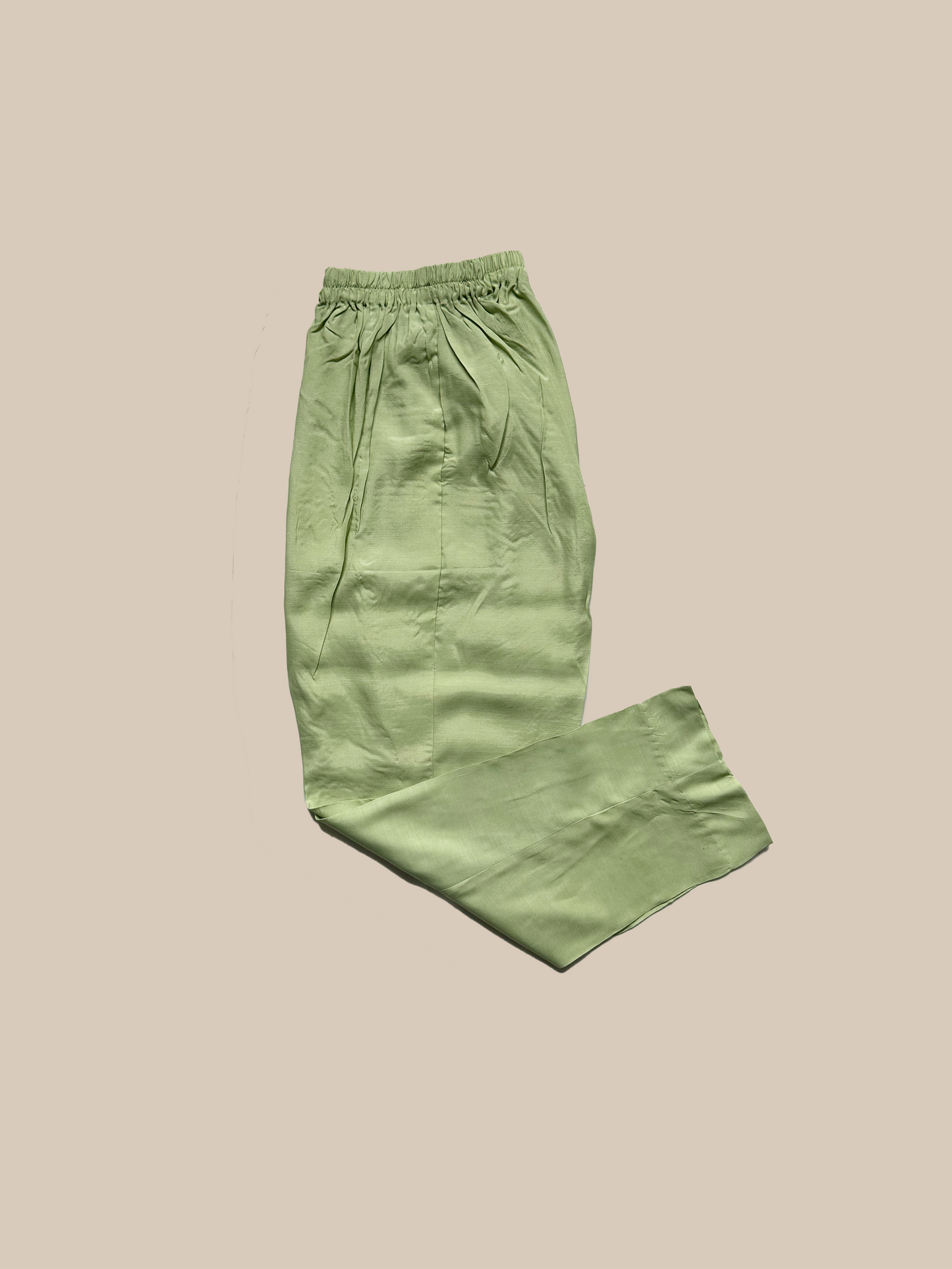 Sage Green Embroidered Organza Suit