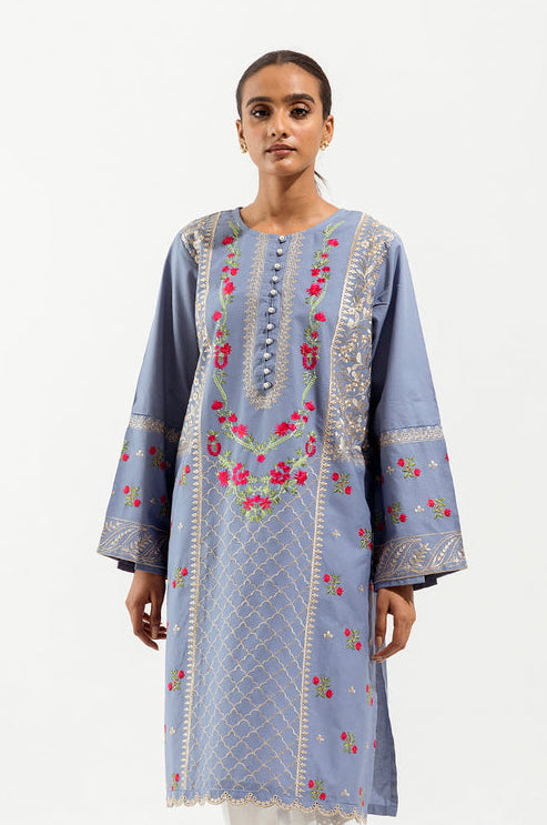 Embroidered Khaddar Suit