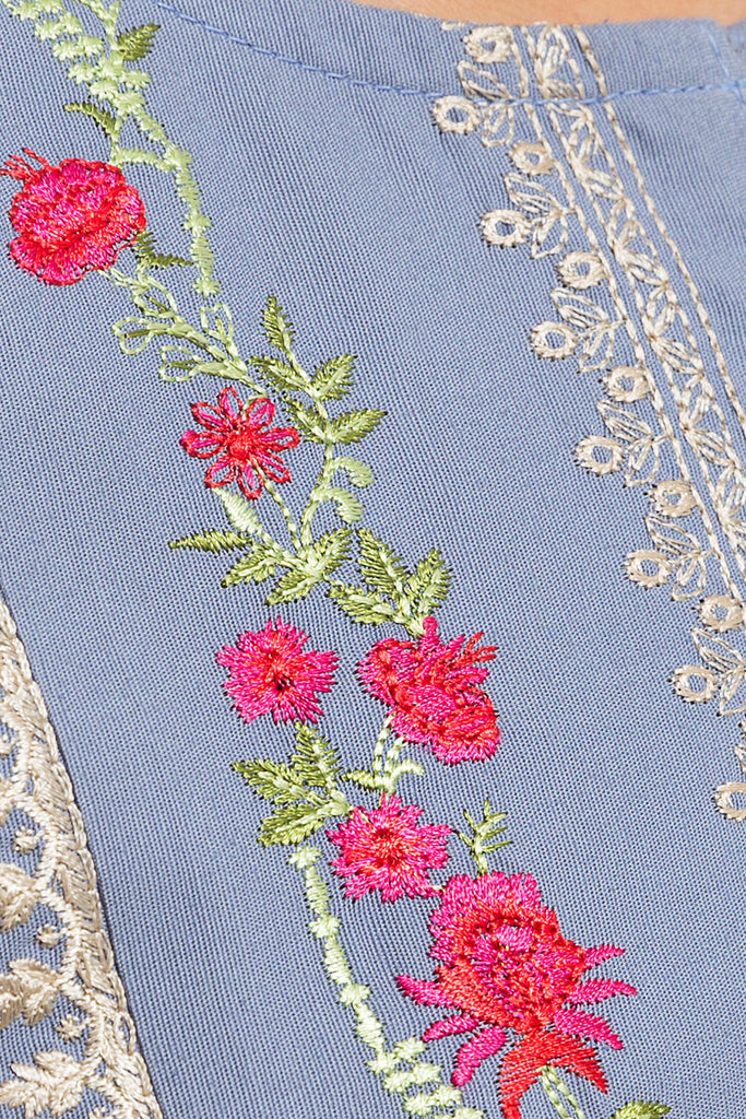 Embroidered Khaddar Suit
