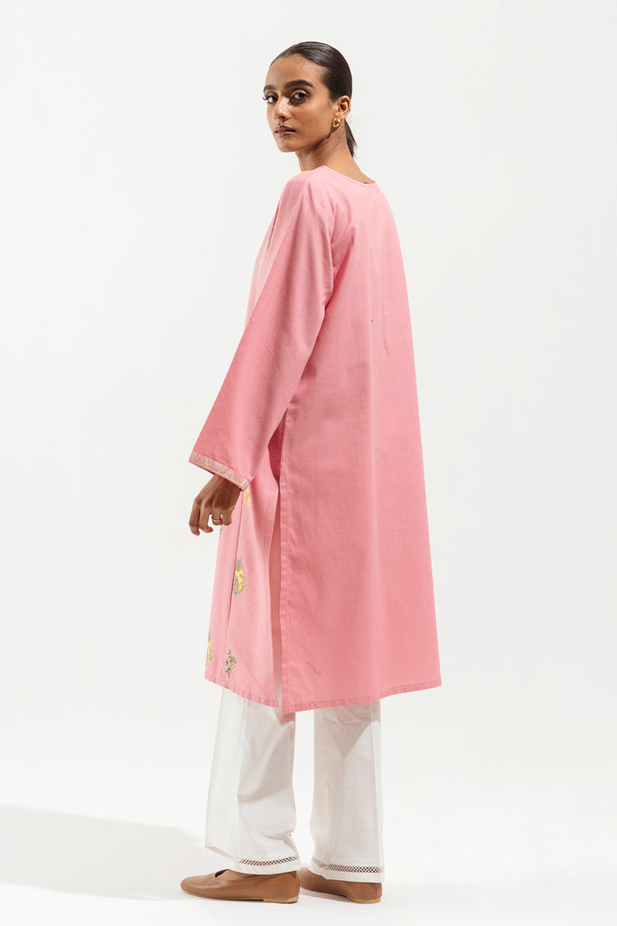 Embroidered Shirt with Dupatta