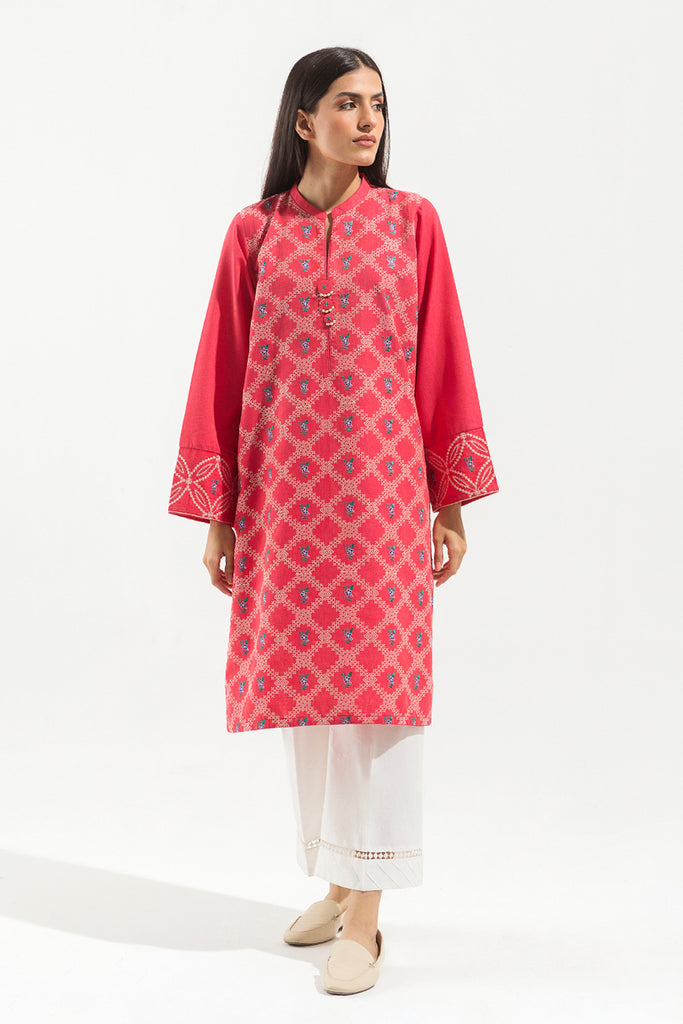 Embroidered Khaddar Shirt