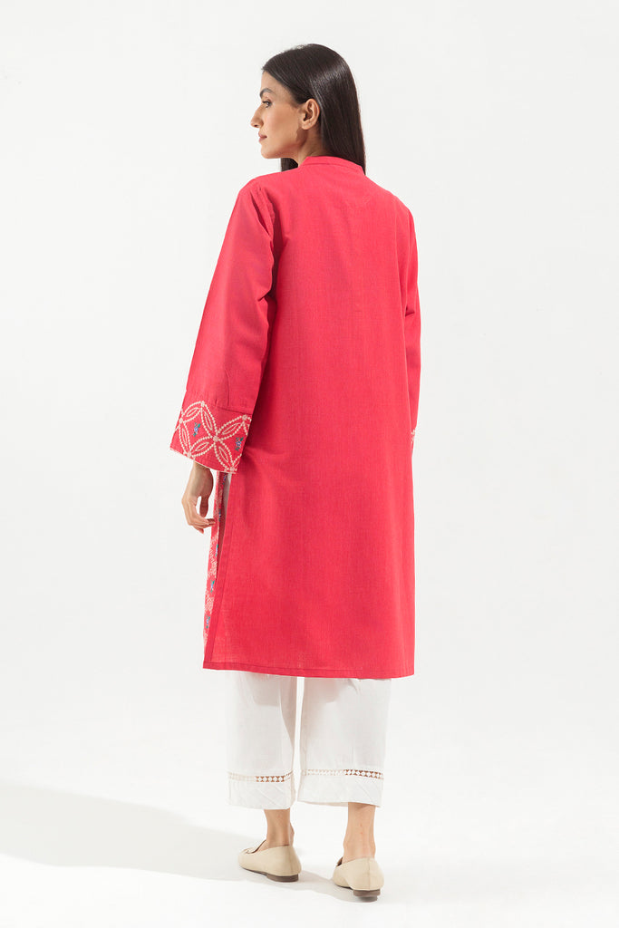 Embroidered Khaddar Shirt