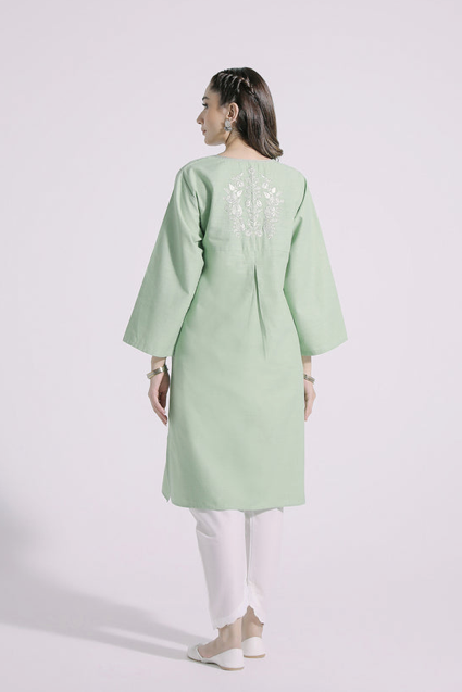 Embroidered Cotton Shirt with Dupatta