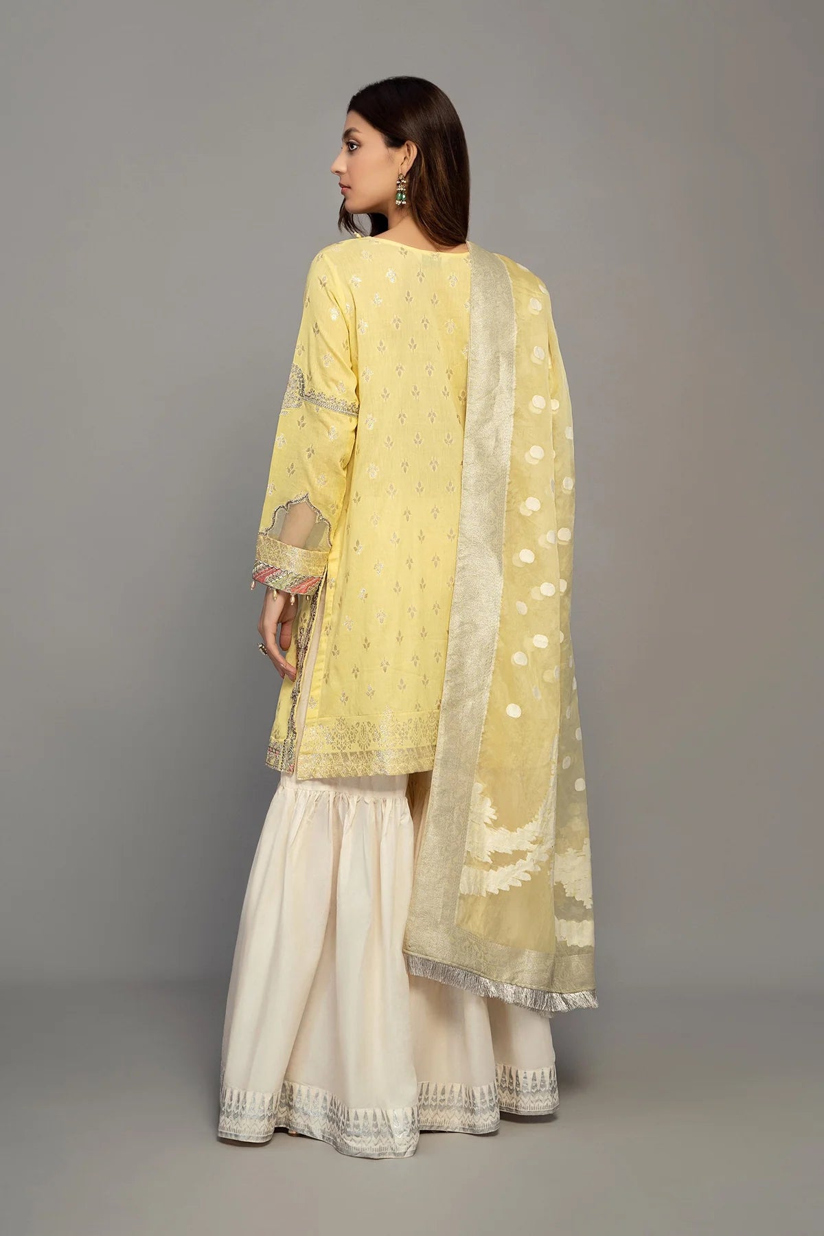 Yellow Shirt with Sharara