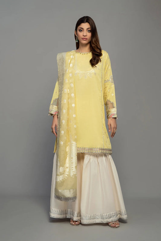 Yellow Shirt with Sharara