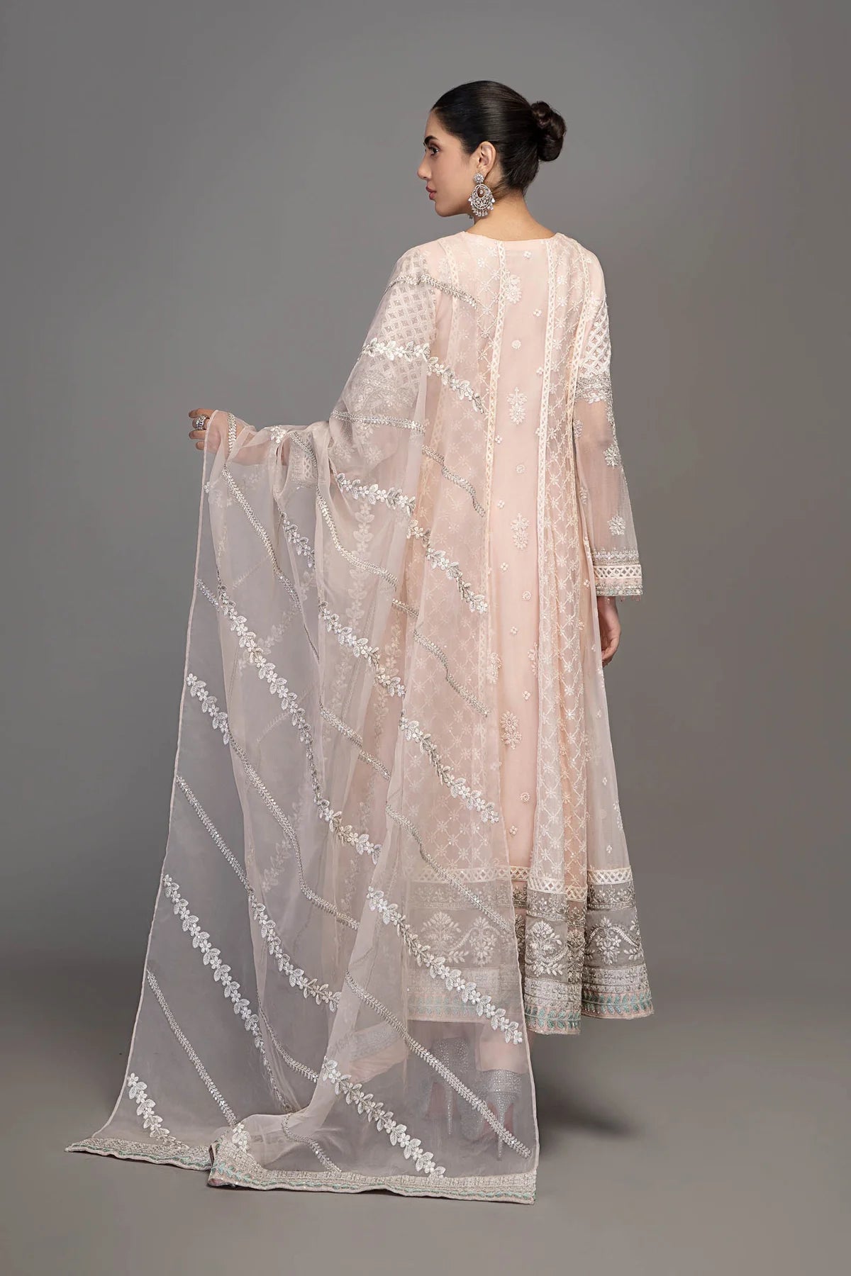 Pink Angrakha Frock